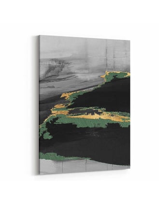 لوحة كانفاس على إطار خشبي، تصميم فن تجريدى ، للمنزل، غرفة المعيشة، المكتب، الديكور