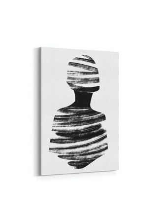 لوحة كانفاس بتصميم فن تجريدي سكندنافى من افضل لوحات عن الفن التجريدي