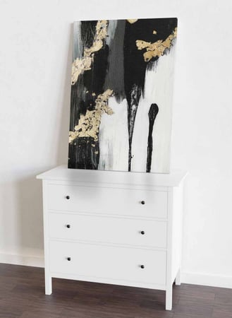 لوحة كانفاس على إطار خشبي، تصميم فن تجريدى، للمنزل، غرفة المعيشة، المكتب، الديكور