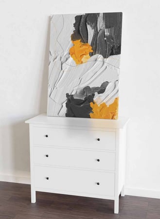 لوحة كانفاس على إطار خشبي، تصميم فن تجريدى، للمنزل، غرفة المعيشة، المكتب، الديكور