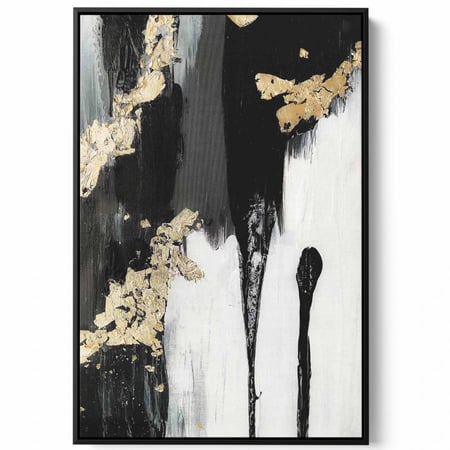 لوحة كانفاس على إطار خشبي، تصميم فن تجريدى، للمنزل، غرفة المعيشة، المكتب، الديكور