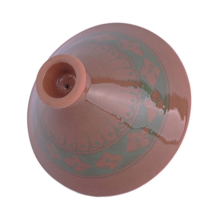 طاجن مطلي مزخرف مقاس 25