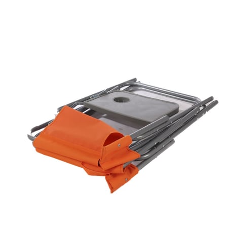 كرسي رحلات مع طاولة برتقالي