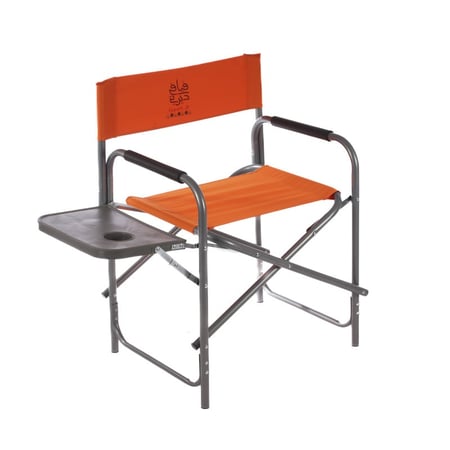 كرسي رحلات مع طاولة برتقالي