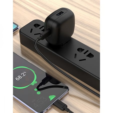 Wopow كيبل تايب سي إل تي 45 - شاحن بقوة 60 واط - 3 امبير