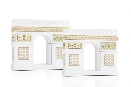 مبخرة قوس النصر (أبيض)