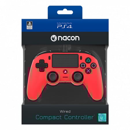 يد تحكم NACON -  Wired Compact Controller RED