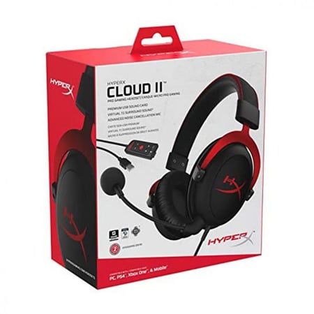 HyperX Cloud II Gaming Headset سماعة هايبر اكس