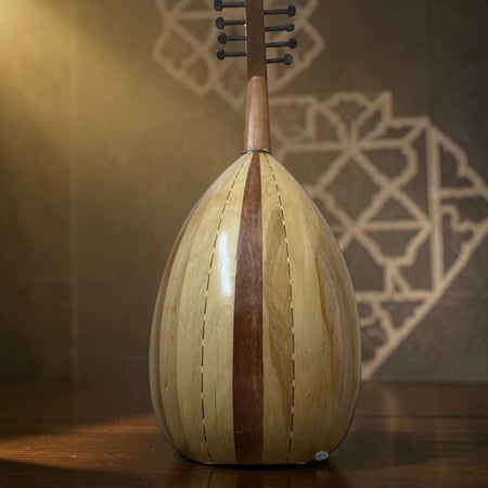 بكج العود التعليمي الفاخر - طقم أوتار كرستال مع 4 ريش