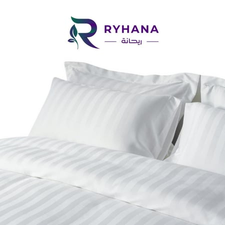 مفرش فندقي مزدوج 180cm