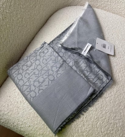 Calvin Klein Scarf Light Gray