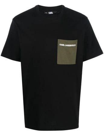 Karl Lagerfeld Black T-Shirt for Men