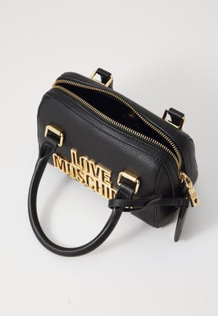 LOVE MOSCHINO CUT OUT LOGO BAG IN NUDE COLOUR