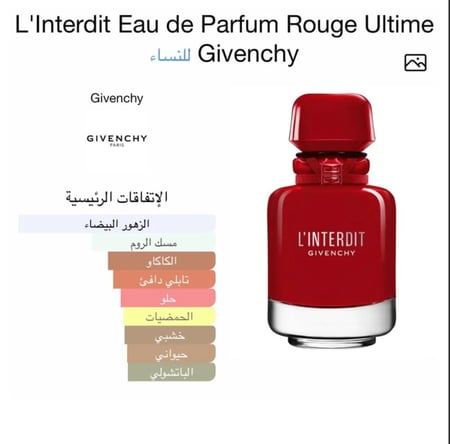 L'Interdit Eau de Parfum Rouge Ultime Givenchy 80 ML
