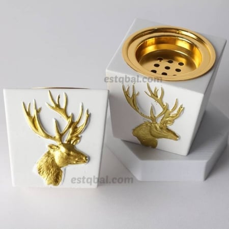 درزن 12 قطعة مبخرة ثيم غزال