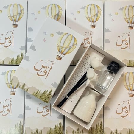 12 قطعة فواحة مع ثيم بالاسم