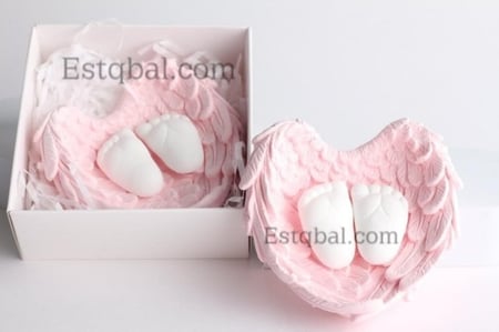 درزن 12 قطعة حجر معطر جناح وردي