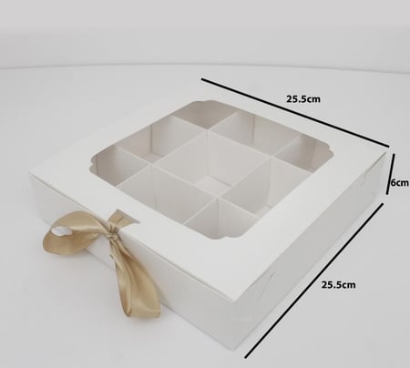 علب ورقية مقسم مقاسات