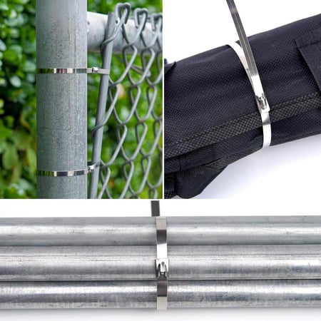 اربطة معدنية مع قفل ذاتي