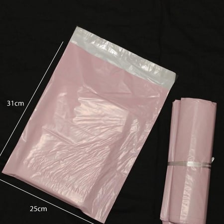 كيس شحن قابل للإغلاق وردي