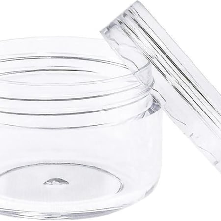 علب مخمرية بلاستيك شفاف