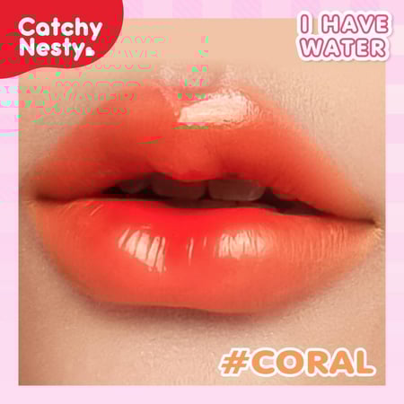 تنت الشفاه اي هاف ووتر من كاتشي coral
