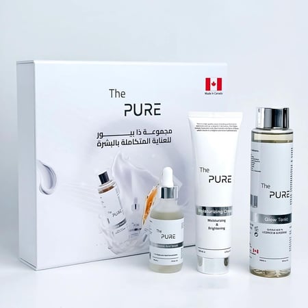 مجموعة ذا بيور الكندية للعناية بالبشرة نضارة وتفتيح وتجديد للبشرة