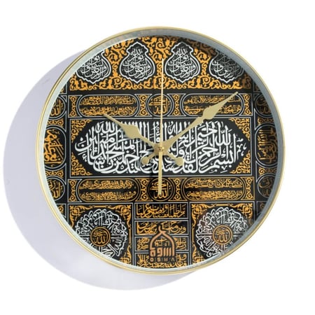 ساعة حائط ستارة باب الكعبة