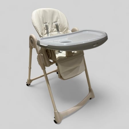 طاولة أكل أطفال - لون أبيض جلد