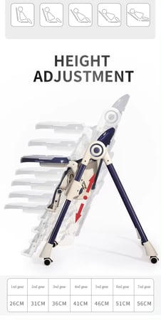 طاولة أكل أطفال - لون أبيض جلد