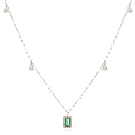 شوكر ذهب مرصع باحجار الزركون