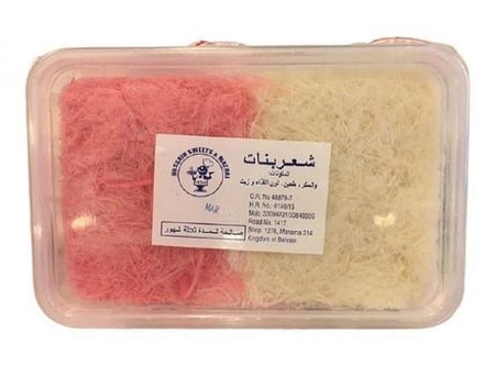 شعر البنات (وردي و ابيض)