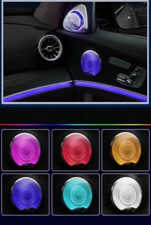 اضاءة سماعات مرسيدس سي c 2015-2016-2017-2018