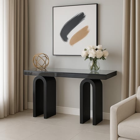طاولة كونسول بتصميم عصري وفاخر
