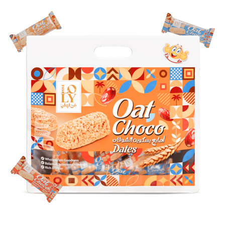 اصابع بسكويت شوفان لولي  تمر 400 جرام