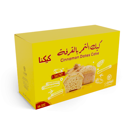 كيك التمر بالقرفة