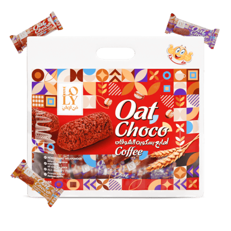 اصابع بسكويت شوفان لولي  قهوة 400 جرام