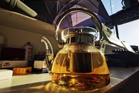 ابريق زجاجي حراري