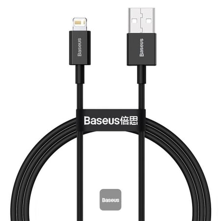 كابل بيانات الشحن السريع Baseus Superior Series USB إلى iP 2.4A m1