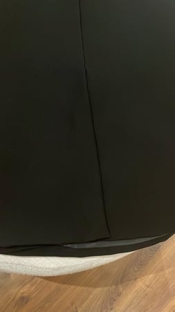 عبايه كتان هندي اسود - اكمام كتان مخلوط شتوي -طرحه مجاناً