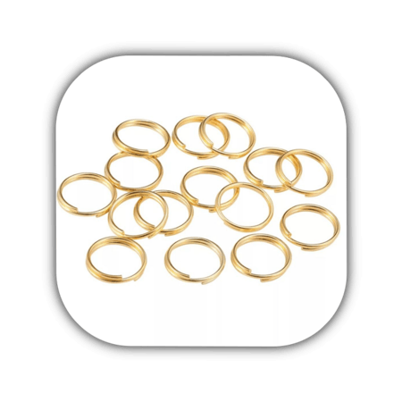 حلقات مغلقة مزدوجة للسلاسل  (200 حبة)