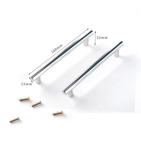 مقابض الصواني لون فضي عدد 2 حبة