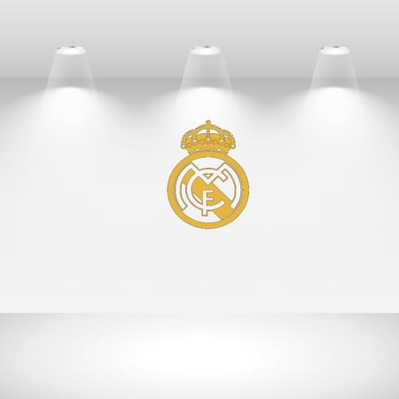 لوحة معدنية حائط شعار ريال مدريد
