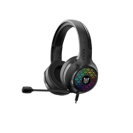 سماعة رأس سلكية X7 مخصصة للألعاب بميكرفون واضاءة من أونيكوما