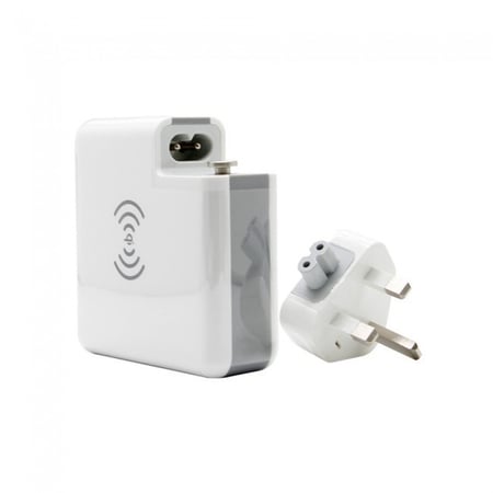 lectronic - شاحن حائط 3 في 1 ابيكس مع باور بانك لاسلكي، 6700 مللي امبير في الساعة