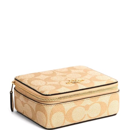 صندوق كوتش لتخزين المجوهرات بيج