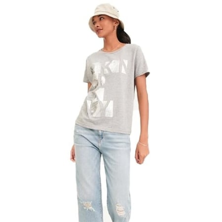 تي شيرت دكني رمادي