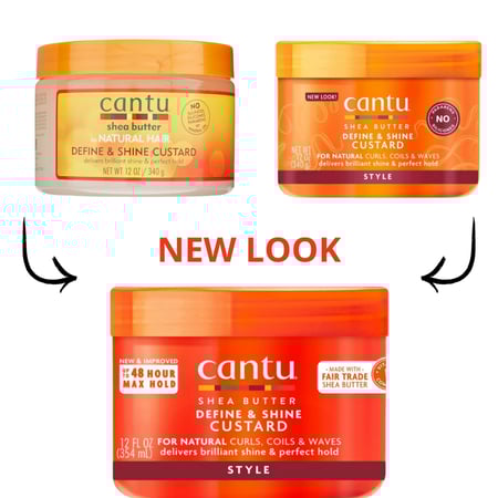 كانتو كريم زبدة الشيا لترطيب ولمعان الشعر - 340 جرام