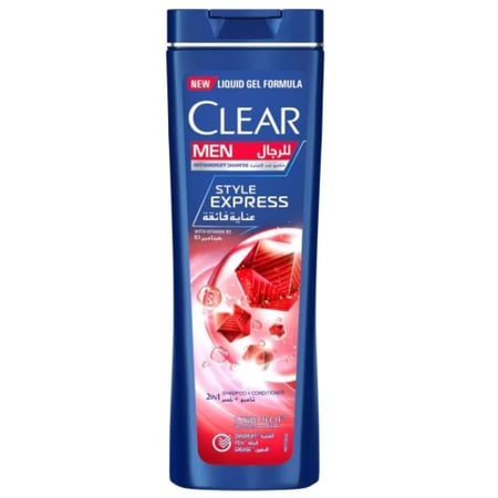 كلير شامبو + بلسم 2في1 عناية فائقة ضد القشرة بفيتامين بي3  - 350مل