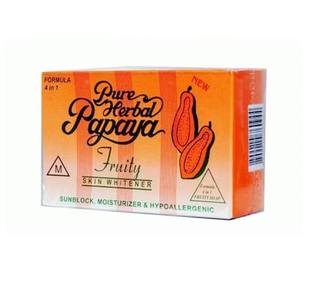 بيورسكين صابون البابايا 4في1المطور لتفتيح البشرة - 135جرام